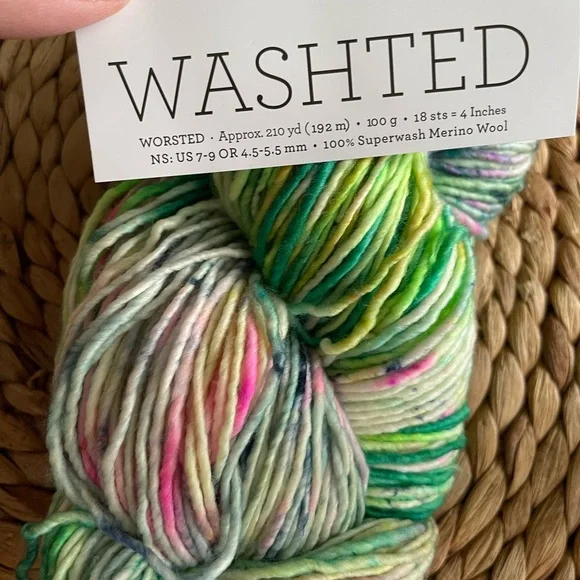 Malabrigo Washted Hand dyes Multicolor Yarn one skein unique color - Picture 2 of 4
